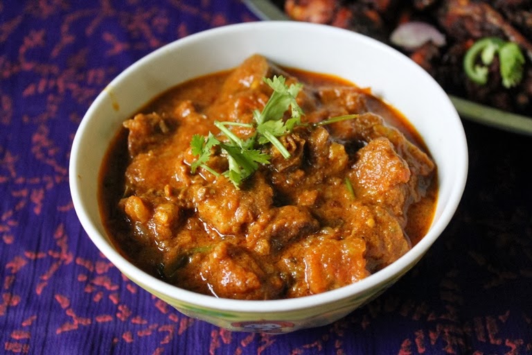 Mutton Masala recipe, mutton semi gravy recipe, mutton with gravy recipe, spicy mutton recipe, kerala recipe