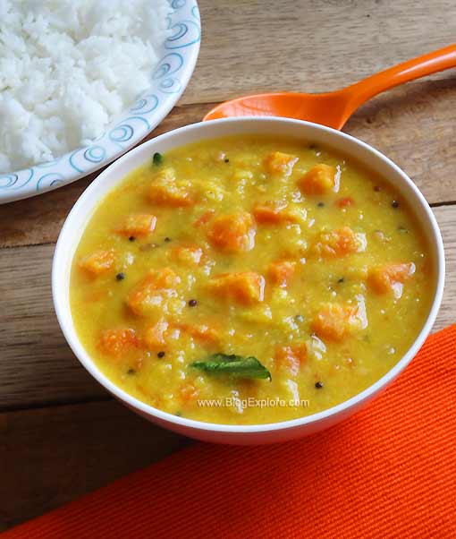 easy dal carrot curry, parippu carrot curry, kerala veg recipes, kerala veg bachelors recipe