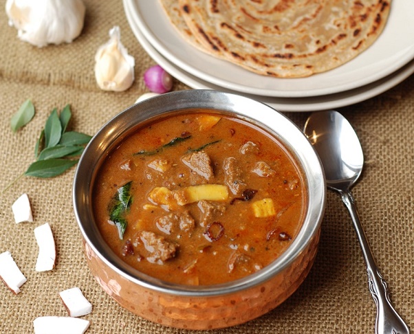 Nadan Beef Curry, Beef Curry Kerala Style, spicy beef curry, beef curry with thick gravy, easy beef curry
