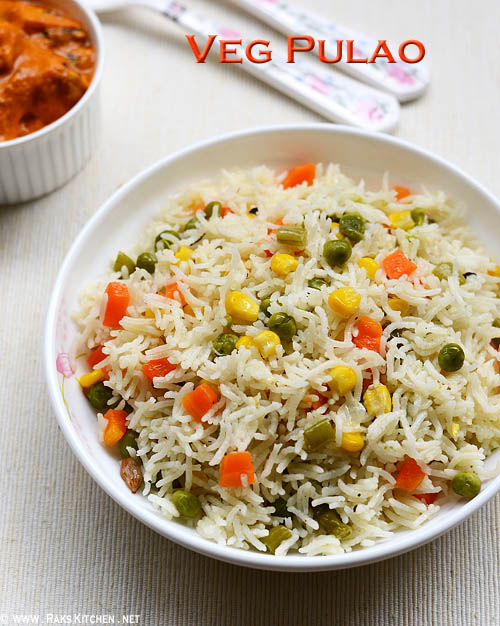 easy vegetable pulav recipe, vegetable pulv kerala style