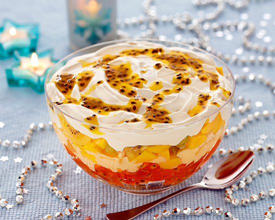 Mango trifle recipe, easy mango trifle recipe, easy dessert with mango