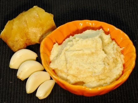 how to make ginger garlic paste, store bought type ginger garlic paste recipe, easy ginger garlic paste, homemade ginger garlic paste