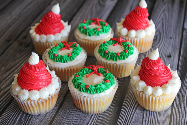 Santa Cupcakes