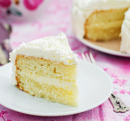 Eggless Vanilla Cake