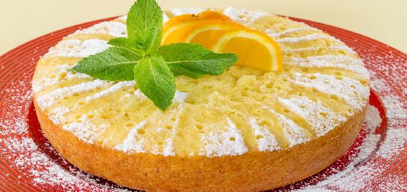 Eggless Orange Cake