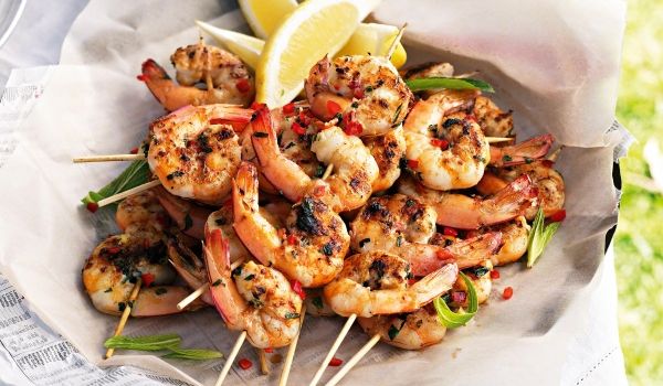 Prawns Kebab