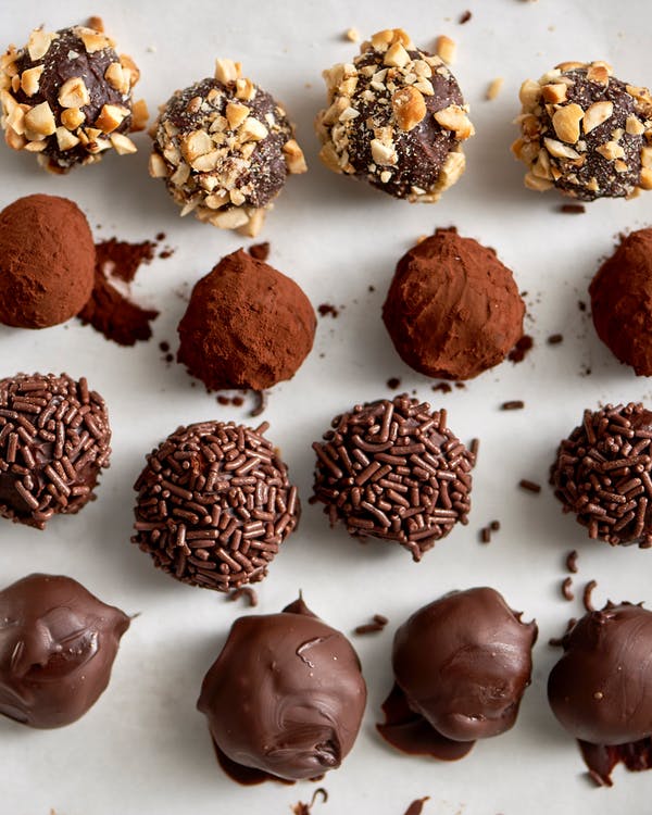 easy chocolate truffles recipe, white chocolate desserts recipe