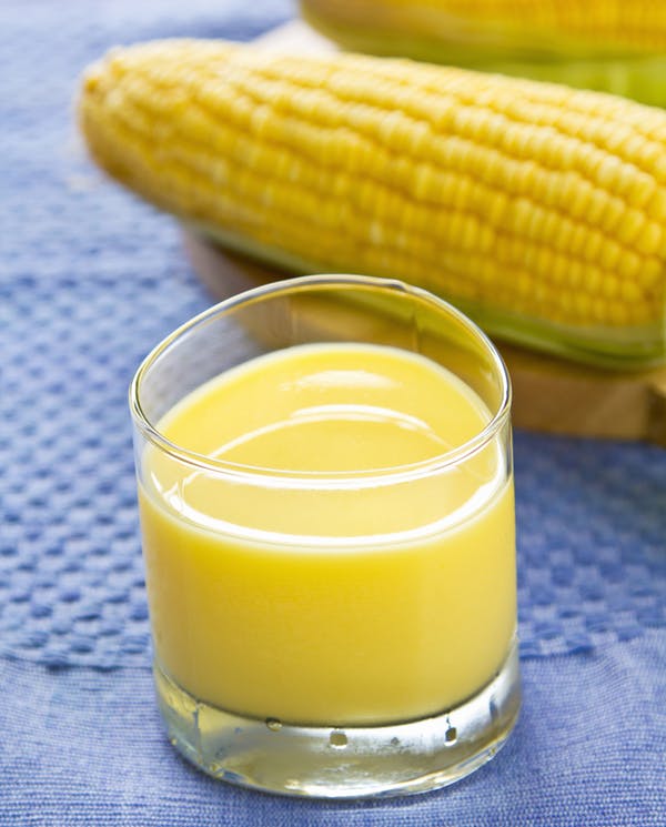 sweet corn juice, sweet corn recipes, healthy juice recipes